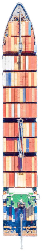 Nave cargo carica di container - spedizioni marittime Sardegna Olbia